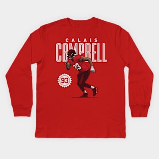 Calais Campbell Atlanta Card Kids Long Sleeve T-Shirt